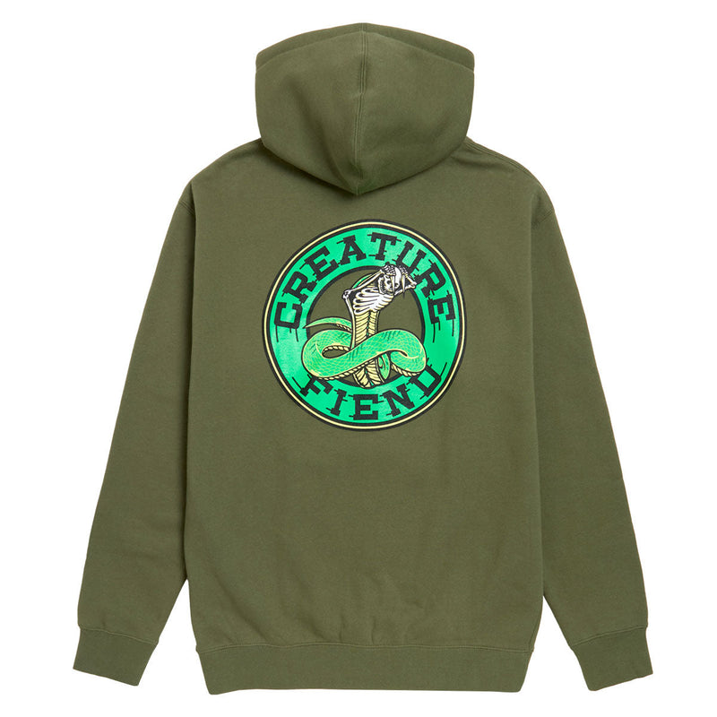 Creature Strike Fast Relic Zip Hoodie - Army