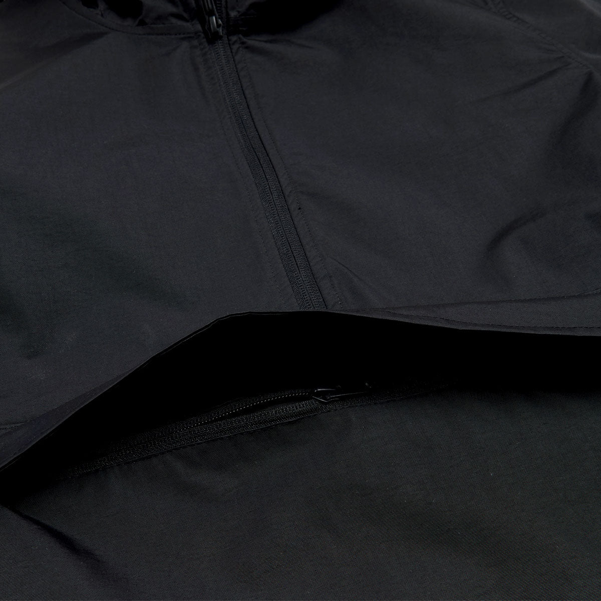 Creature Patent Hooded Windbreaker Jacket - Black image 3