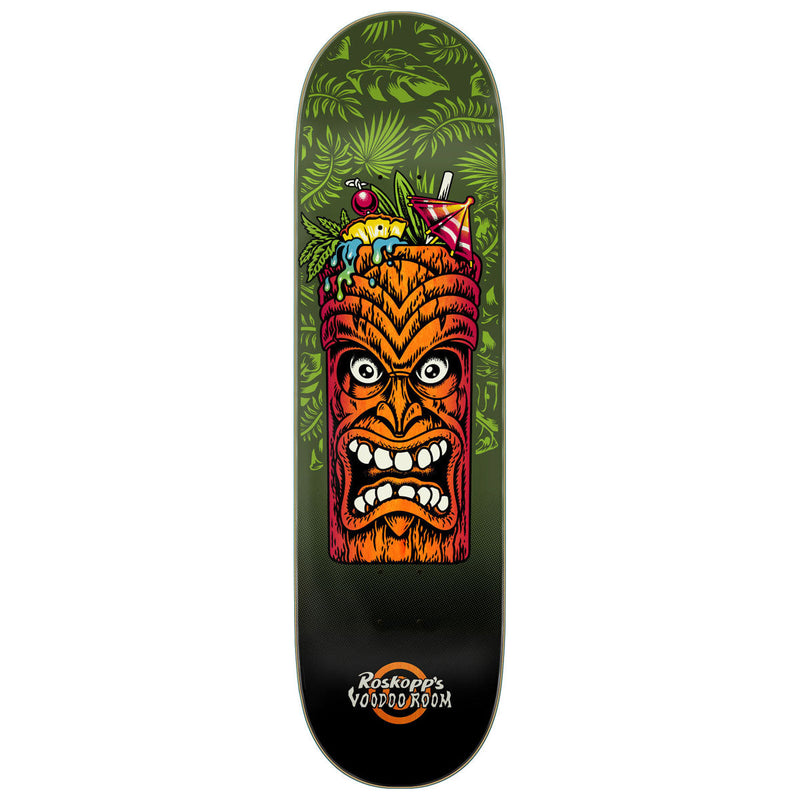 Santa Cruz Roskopp Tiki Mug Skateboard Deck - 8.50