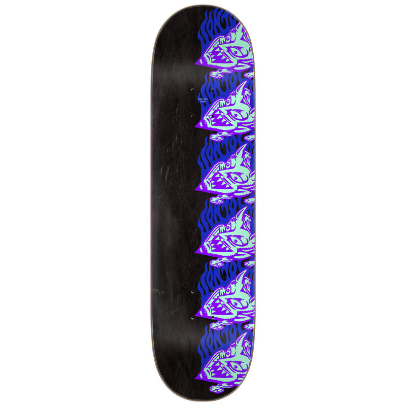 Santa Cruz Delfino Devil Mask Skateboard Deck - 8.25