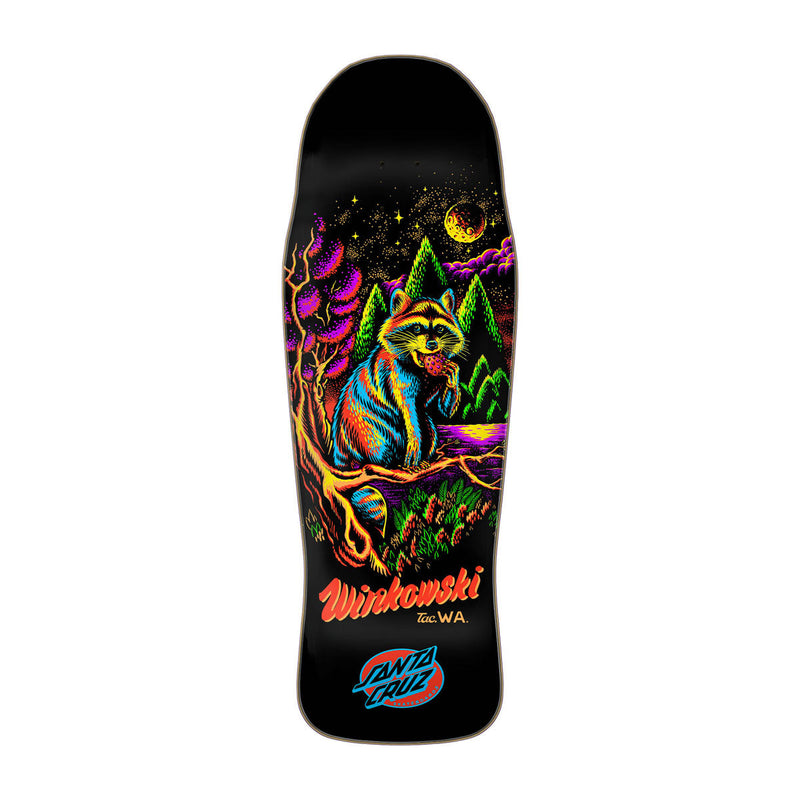 Santa Cruz Winkowski Trash Panda Shaped Skateboard Deck - 10.34