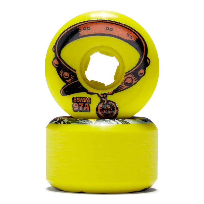 Slime Balls Eric Dressen Pup Reissue Vomit Mini 97a Skateboard Wheels - Green - 55mm