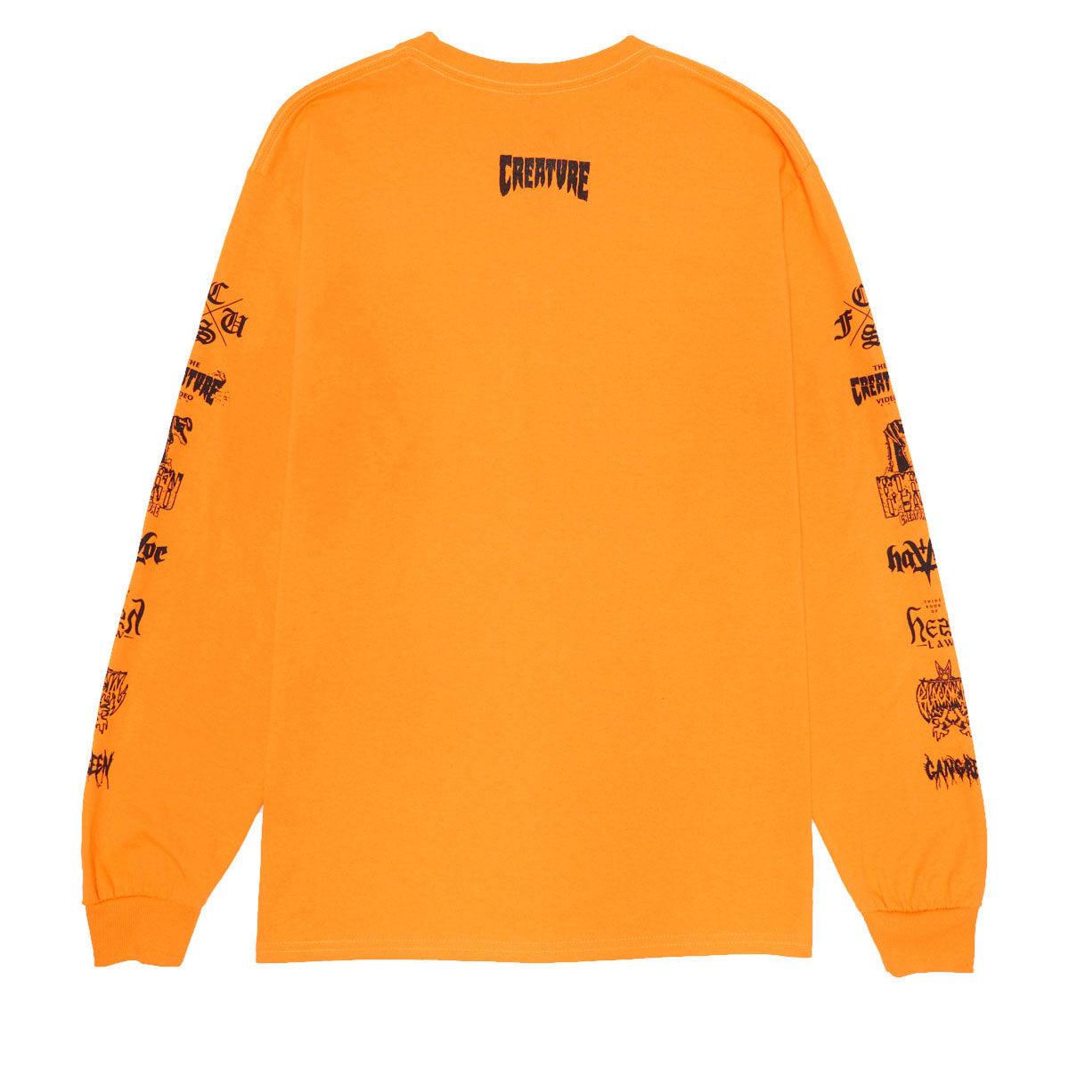 Creature Resurrection XX Long Sleeve T-Shirt - Safety Orange image 2