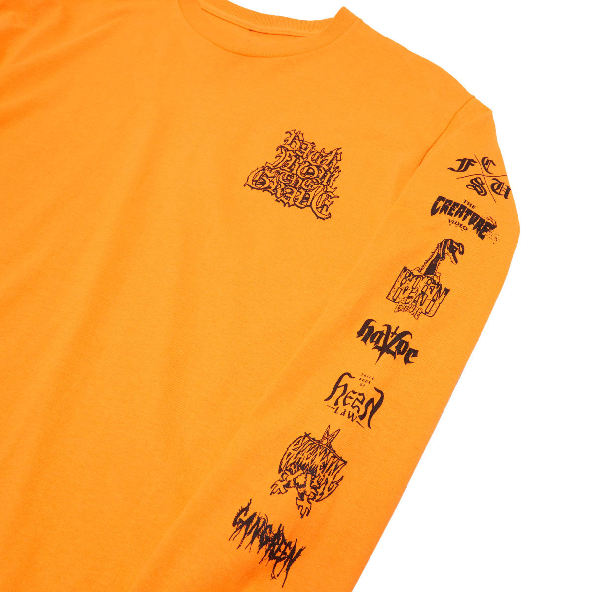 Creature Resurrection XX Long Sleeve T-Shirt - Safety Orange image 3