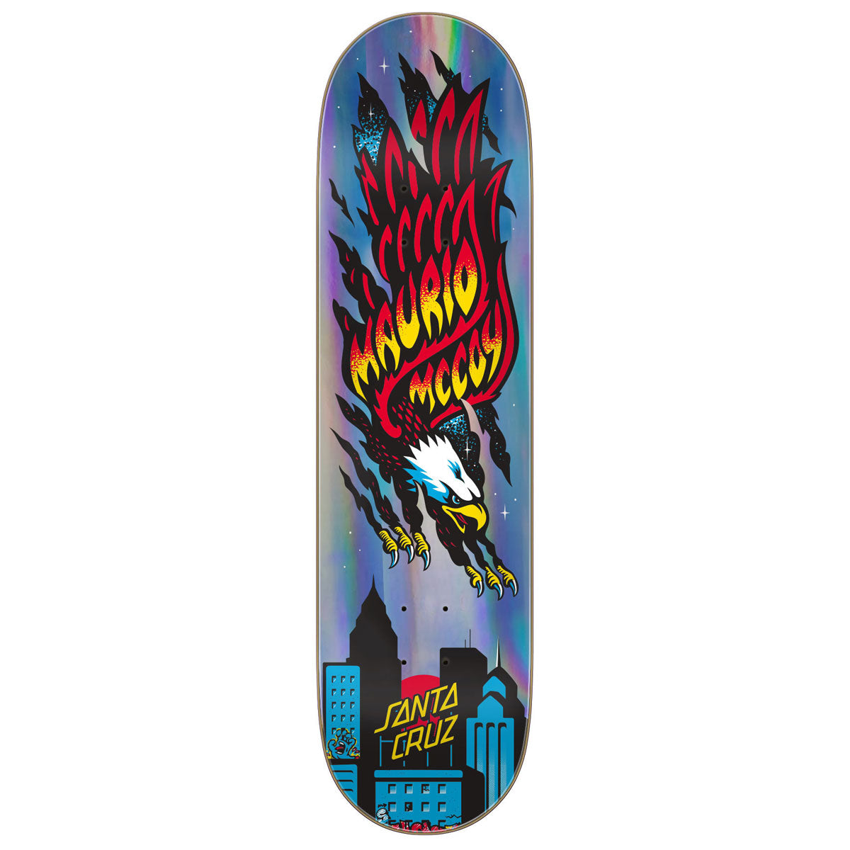 Santa Cruz McCoy Ripping Eagle VX Twin Deck Skateboard Deck - 8.25