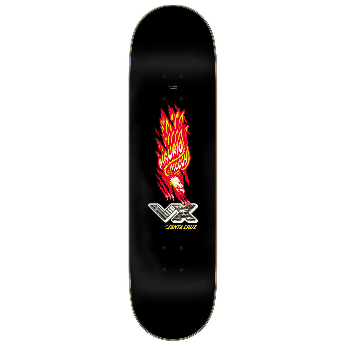 Santa Cruz McCoy Ripping Eagle VX Twin Deck Skateboard Deck - 8.25