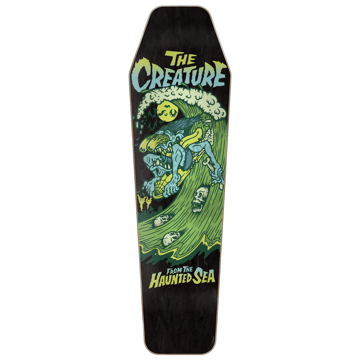 Creature Haunted Sea Skateboard Deck - 8.47