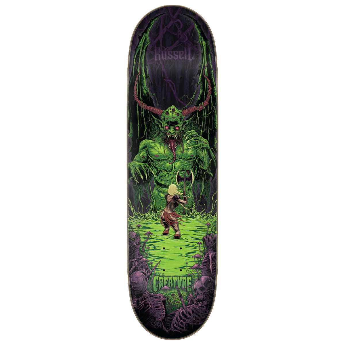 Creature Russell Swamp Pro Skateboard Deck - 8.60