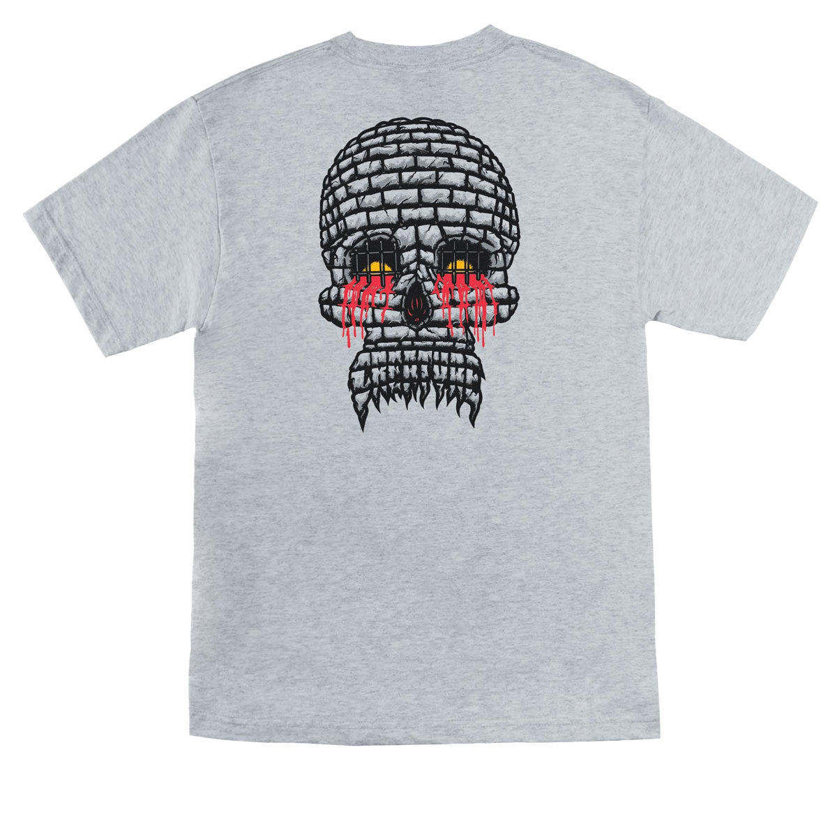 Creature Doom Skull T-Shirt - Sport Grey image 1