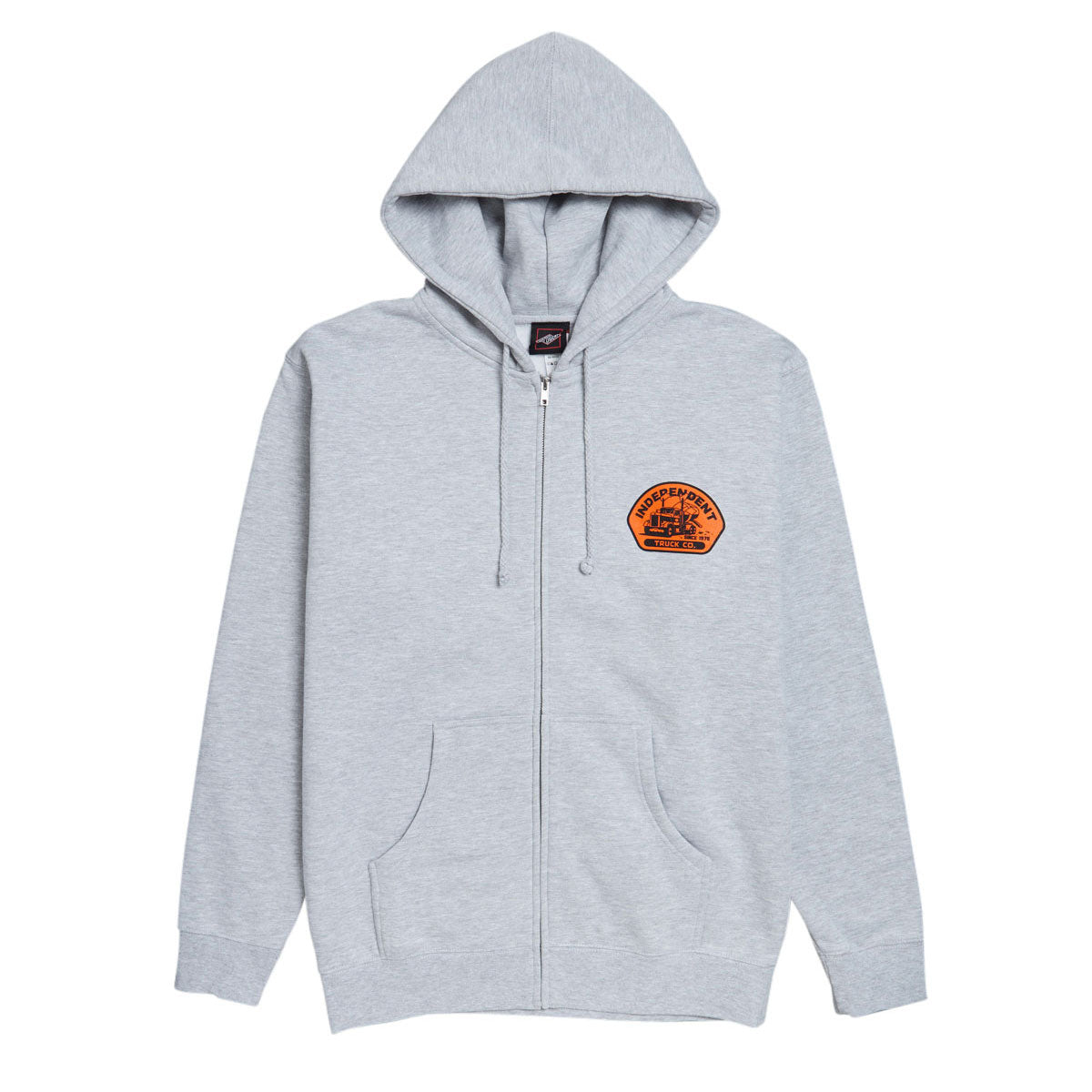 Independent Trucking Zip Hoodie - Grey Heather image 1