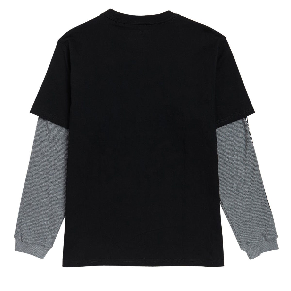 Independent Bar Logo Thermal 2Fer Long Sleeve Shirt - Black/Heather image 4