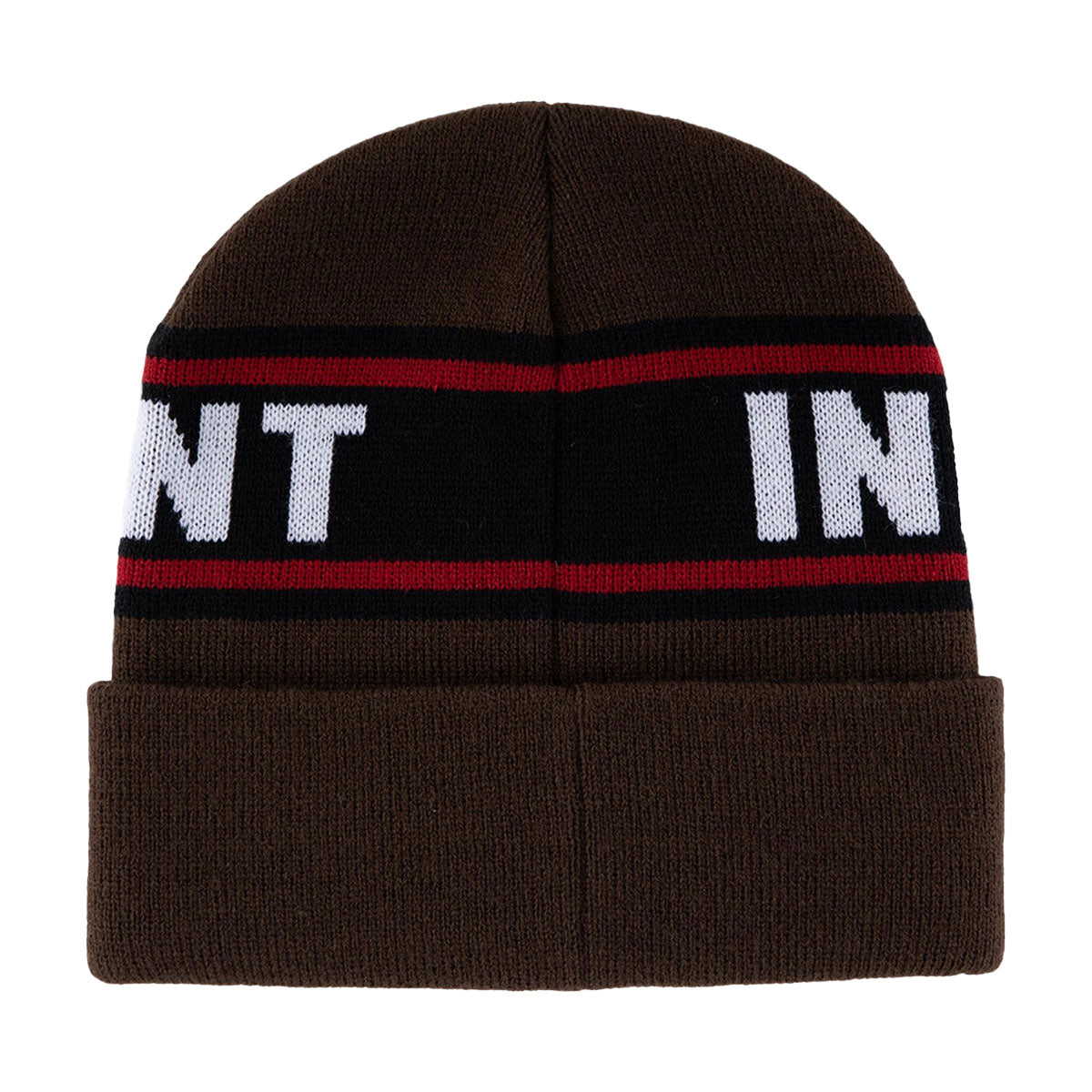 Independent Bar Logo Long Shoreman Beanie - Chocolate image 2