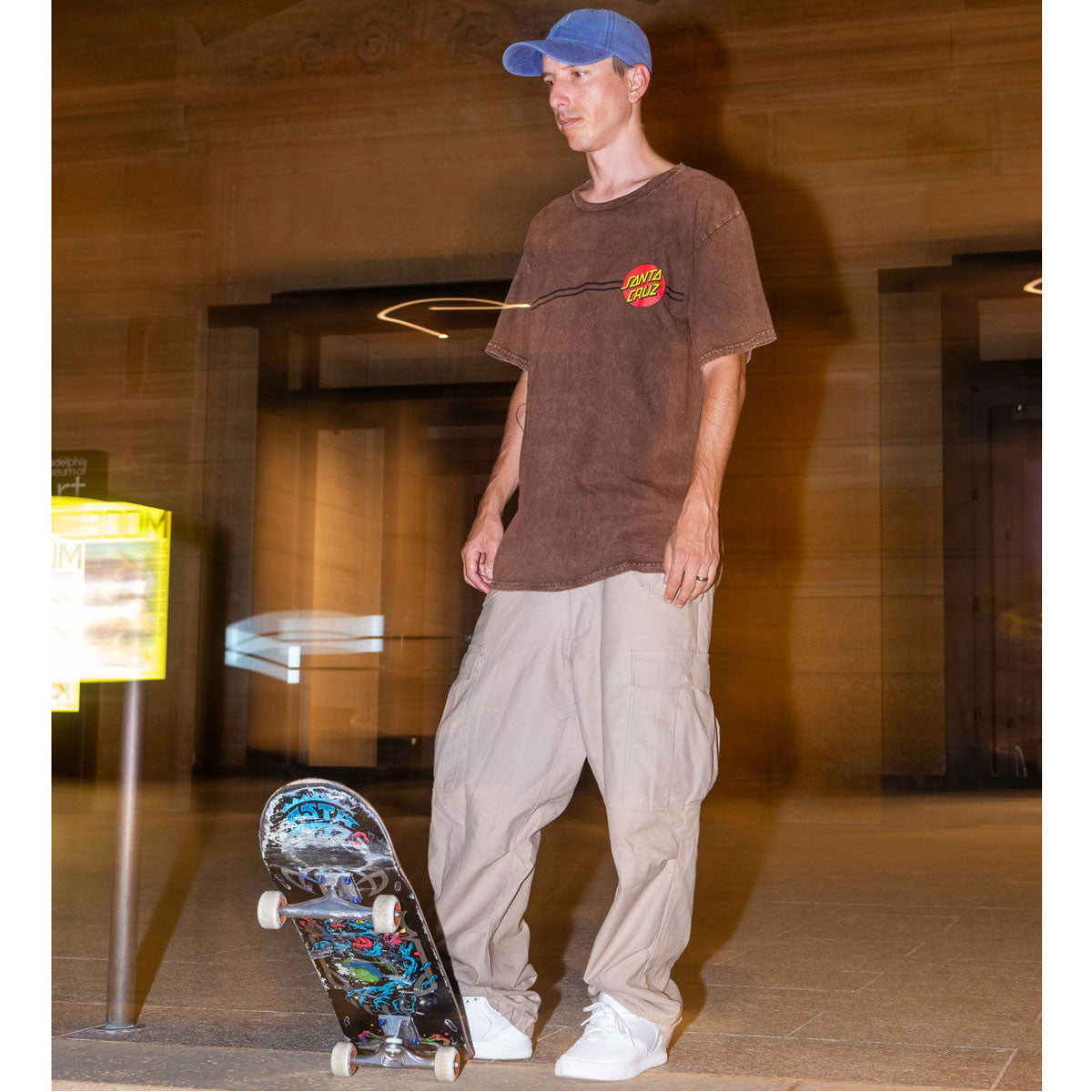 Santa Cruz Classic Dot T-Shirt - Mineral Mocha image 3