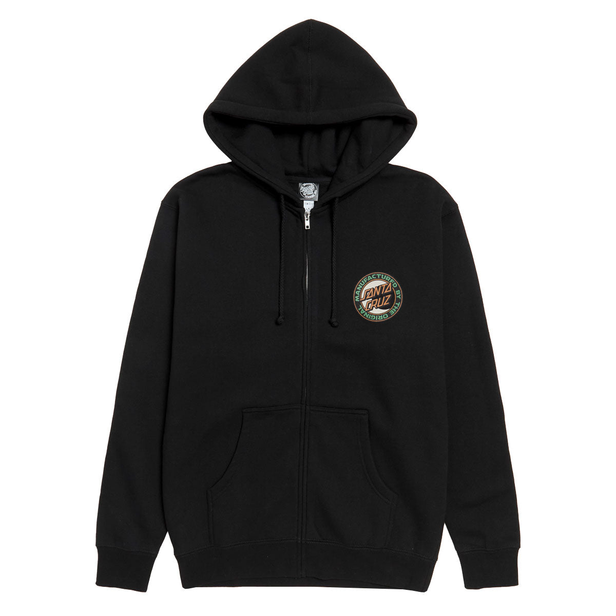 Santa Cruz MFG Moon Dot Zip Hoodie - Black image 1