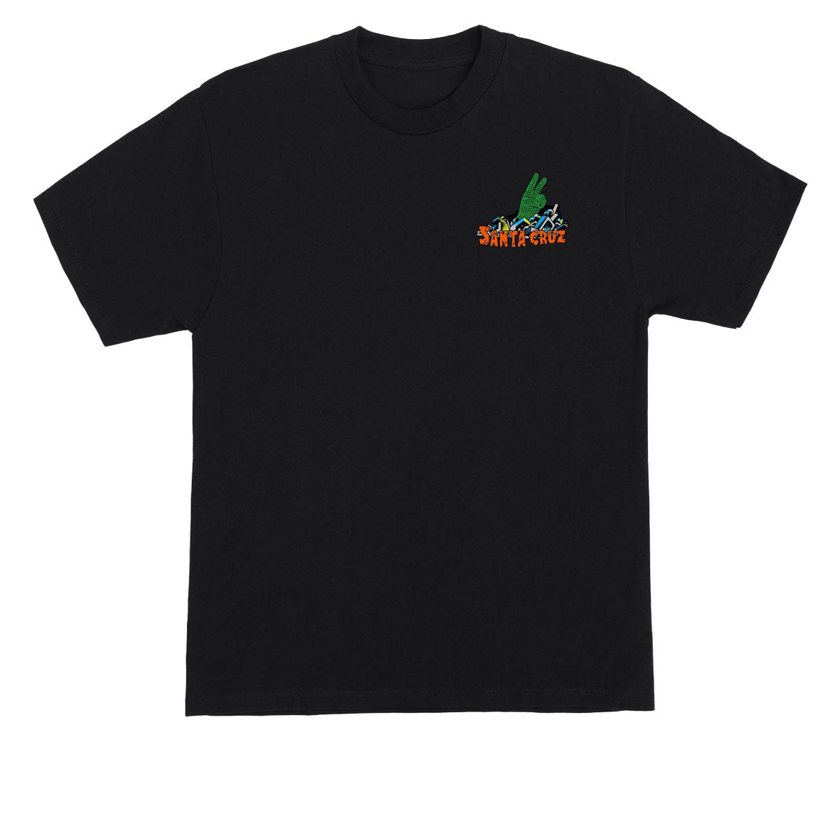 Santa Cruz Kendall Grid Hand T-Shirt - Black image 2