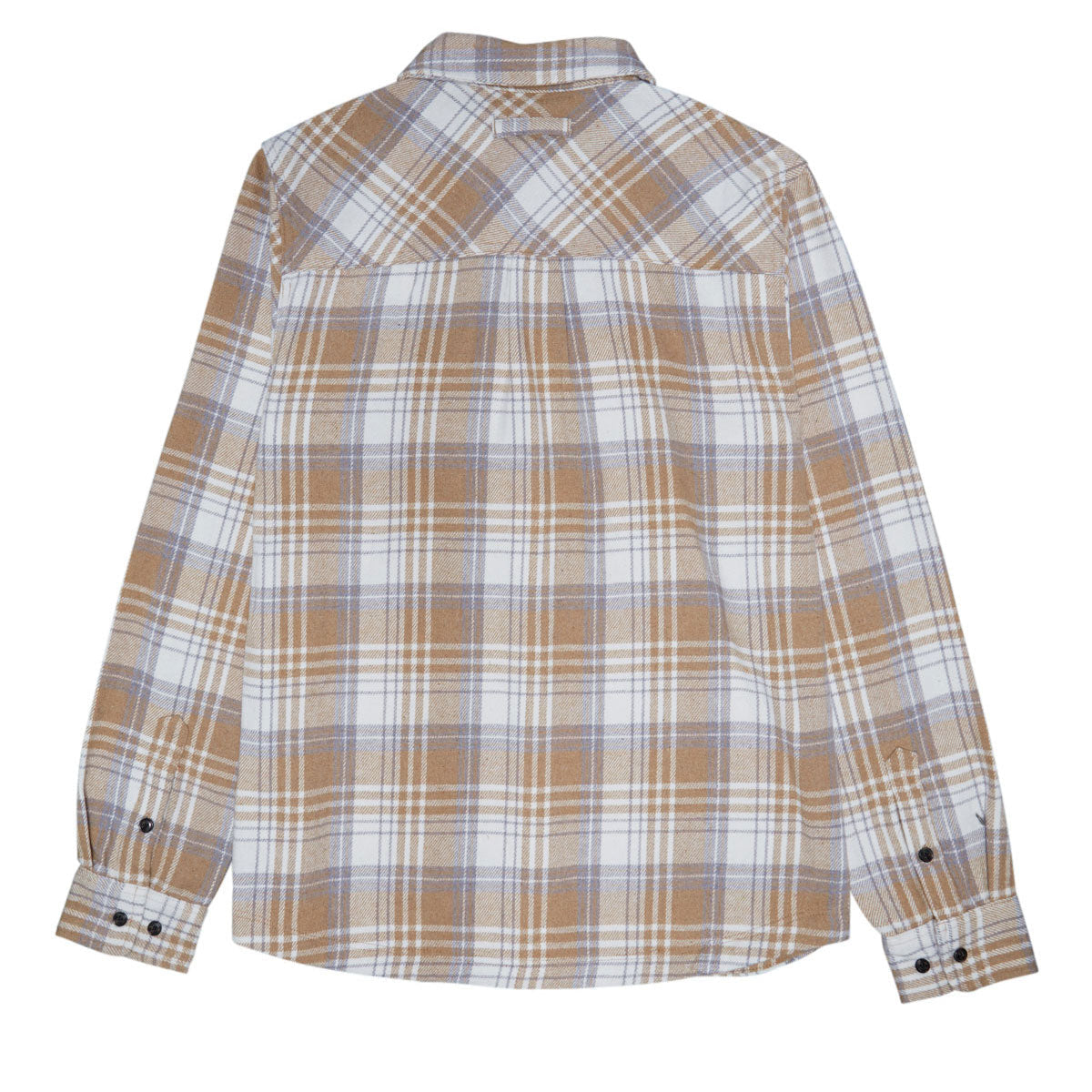 Santa Cruz Classic Long Sleeve Flannel Shirt - Sand Plaid image 2