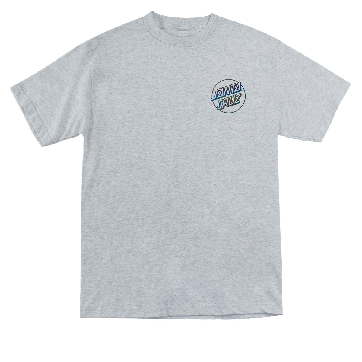 Santa Cruz Opus Dot T-Shirt - Sport Grey/Oil Slick Foil image 1