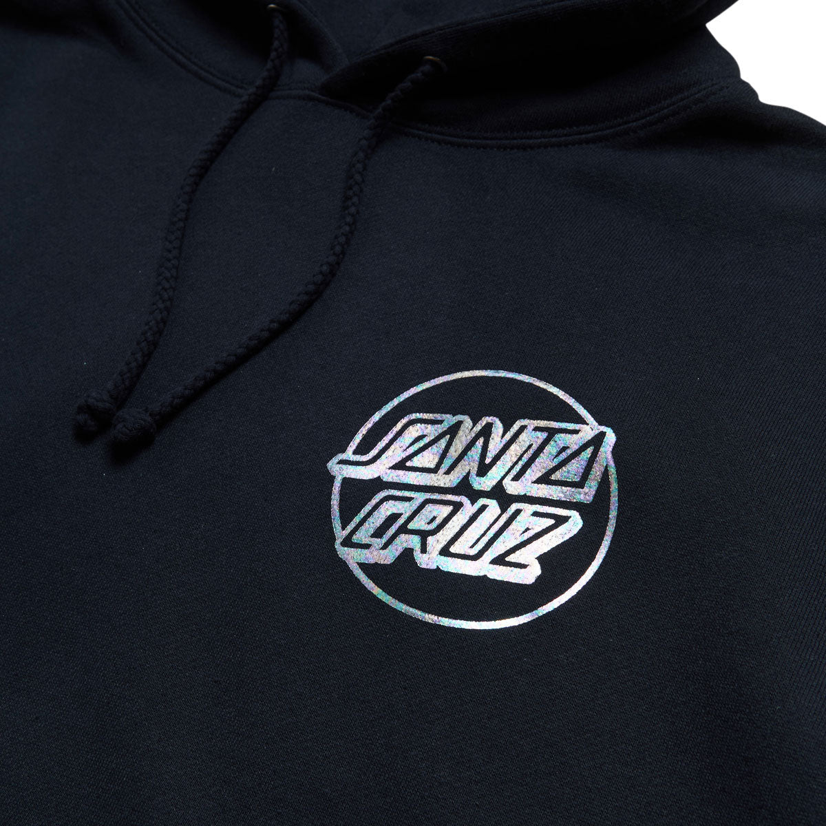 Santa Cruz Opus Dot Hoodie - Navy/Oil Slick Foil image 3