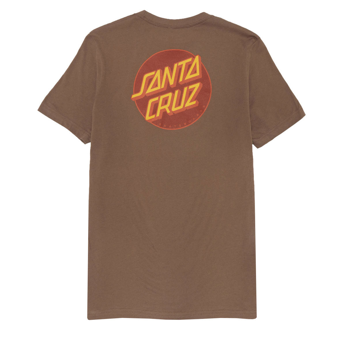 Santa Cruz Womens Other Dot Chest Relaxed T-Shirt - Vintage Brown image 1