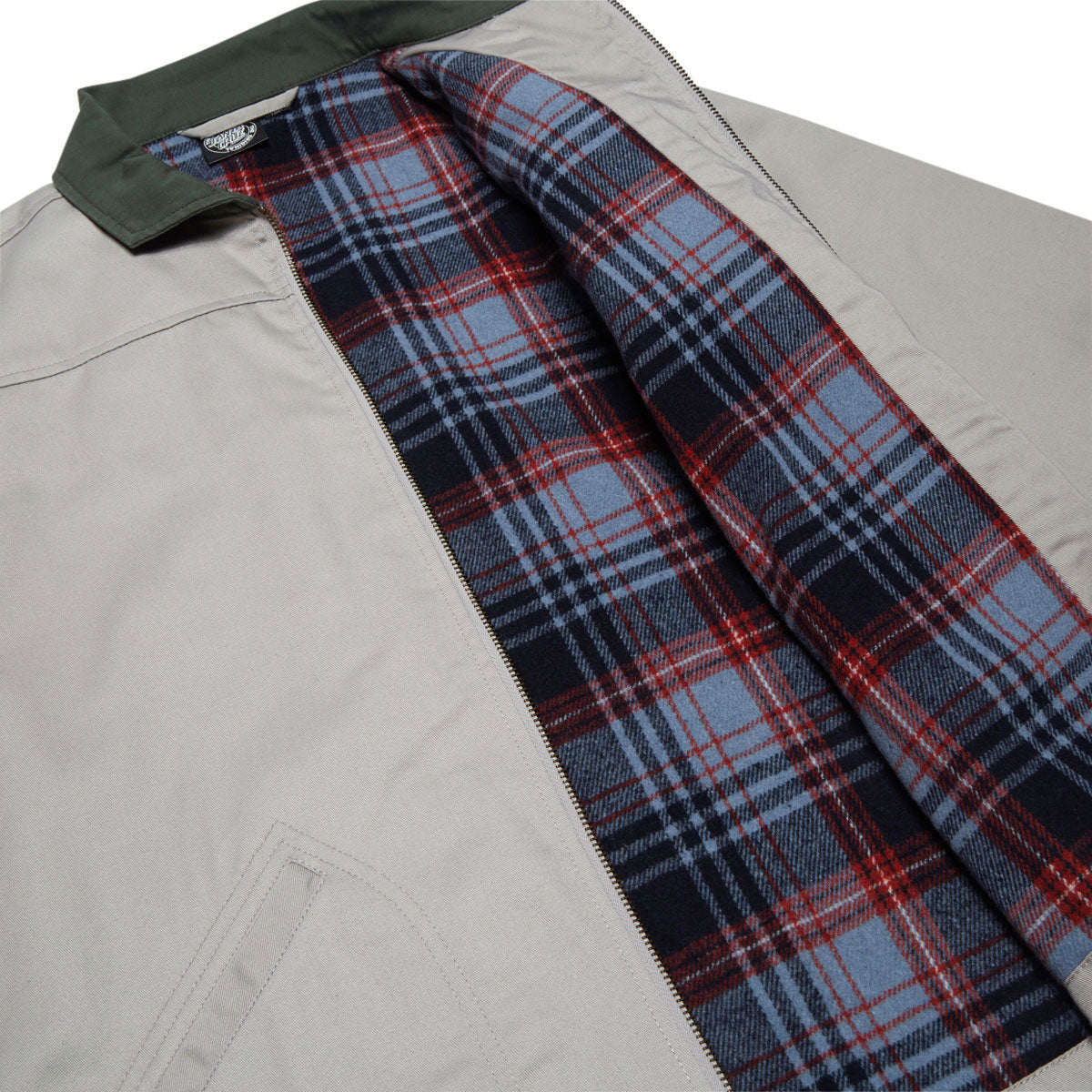 Santa Cruz Womens Twill Maverick Chore Coat Jacket - Bone image 4