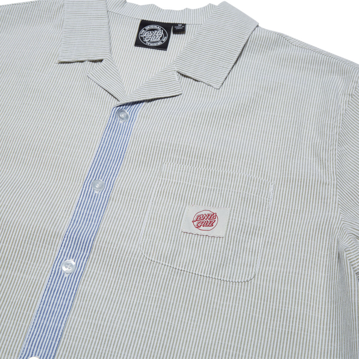 Santa Cruz Womens Opus Dot Lounge Shirt - Pine Stripe image 3