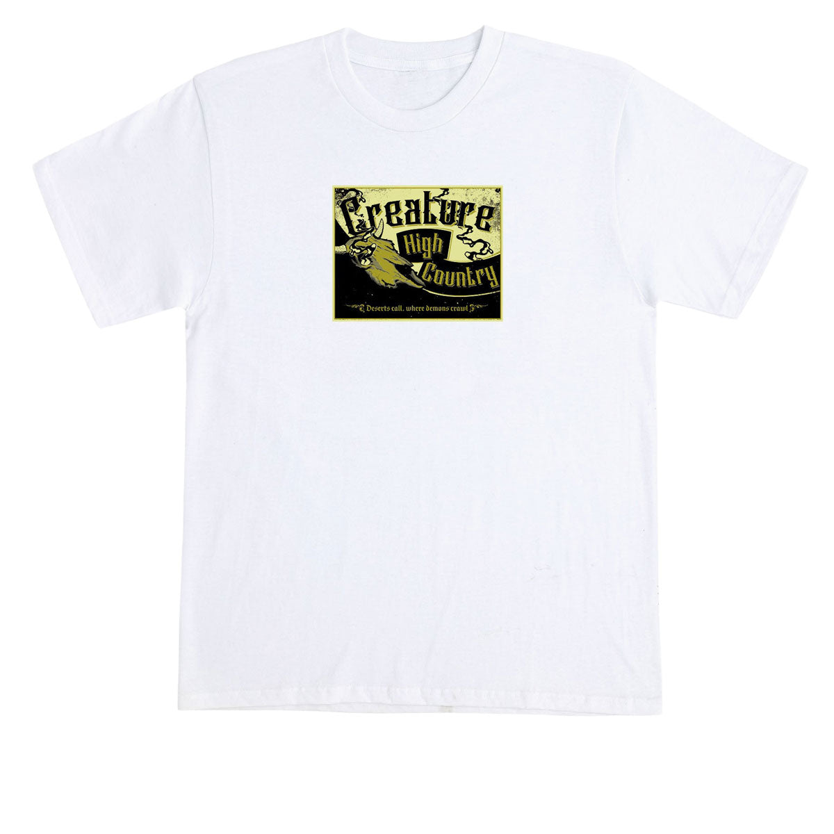 Creature High Country T-Shirt - White image 1