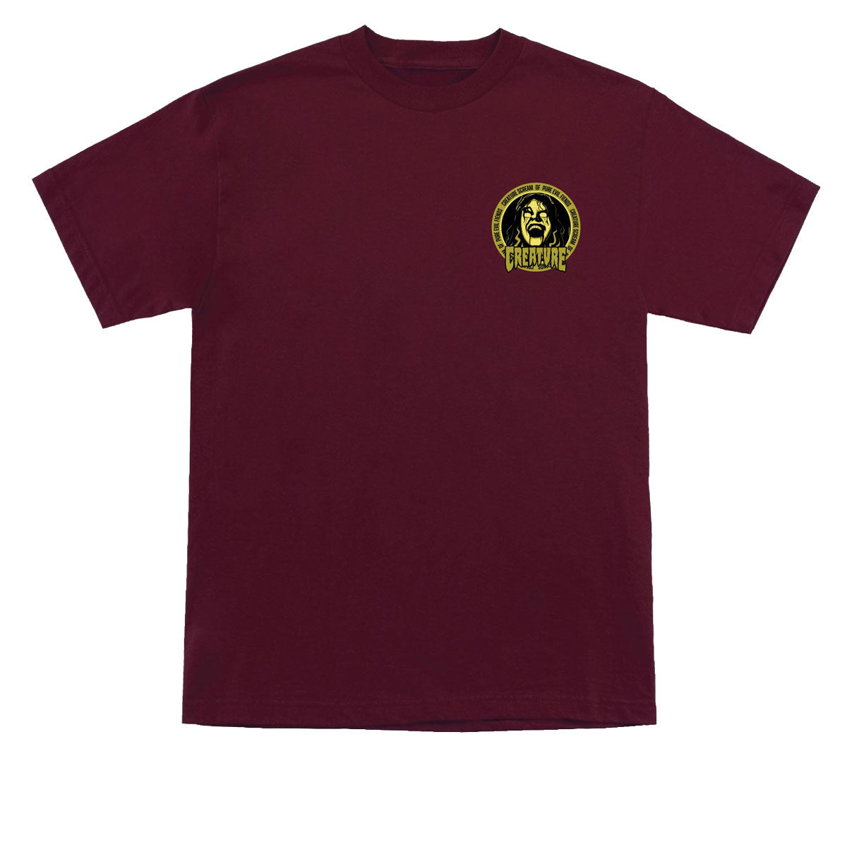 Creature Possessed T-Shirt - Maroon image 2