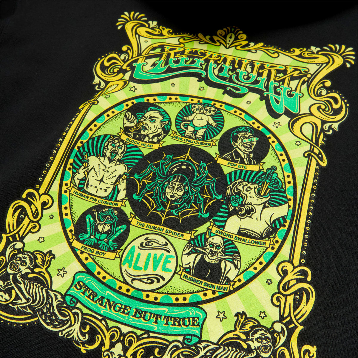 Creature Sideshow Hoodie - Black image 4