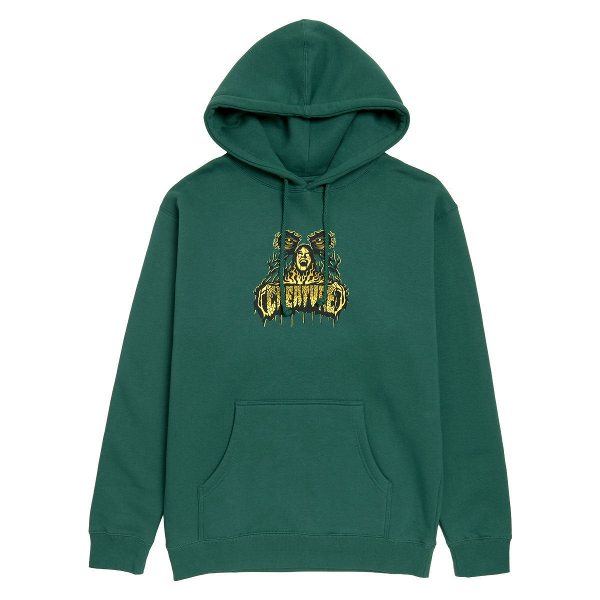 Creature Possessed Hoodie - Dark Green image 1