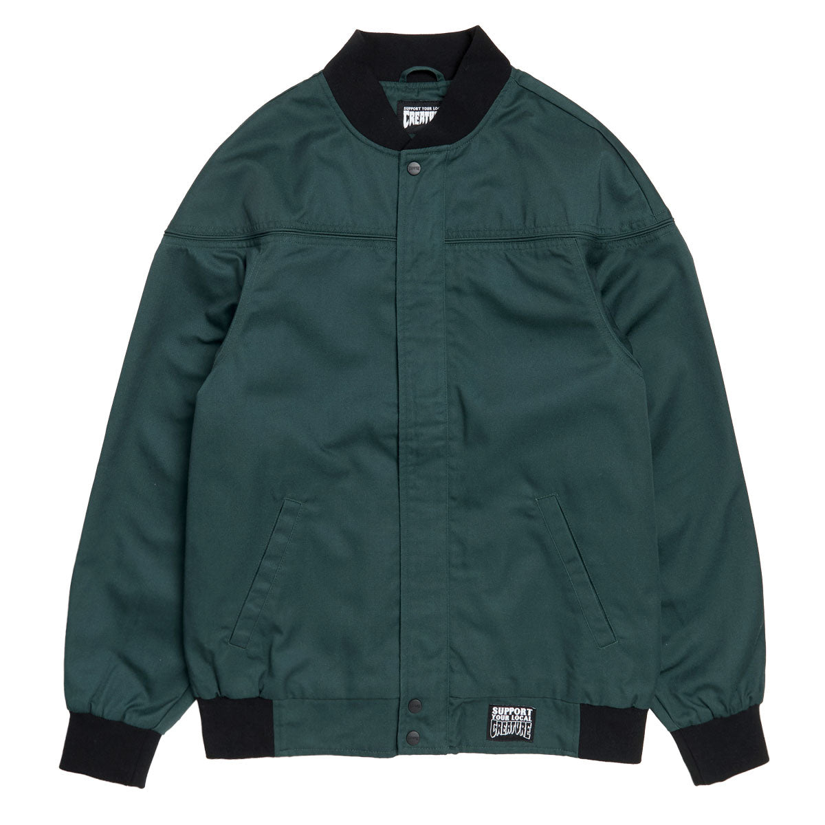 Creature Hesher Bomber Jacket - Hunter Green image 1