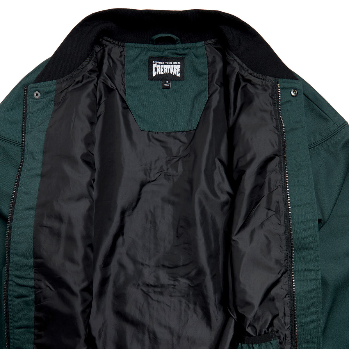 Creature Hesher Bomber Jacket - Hunter Green image 5