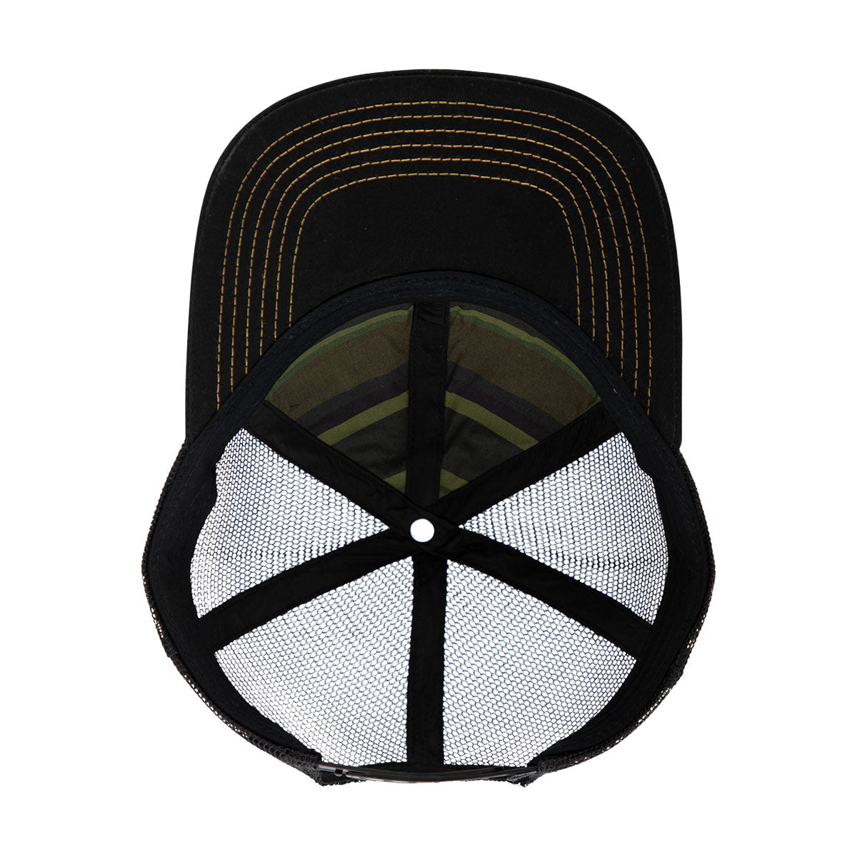 Creature High Country Trucker Hat - Black/Off White image 4