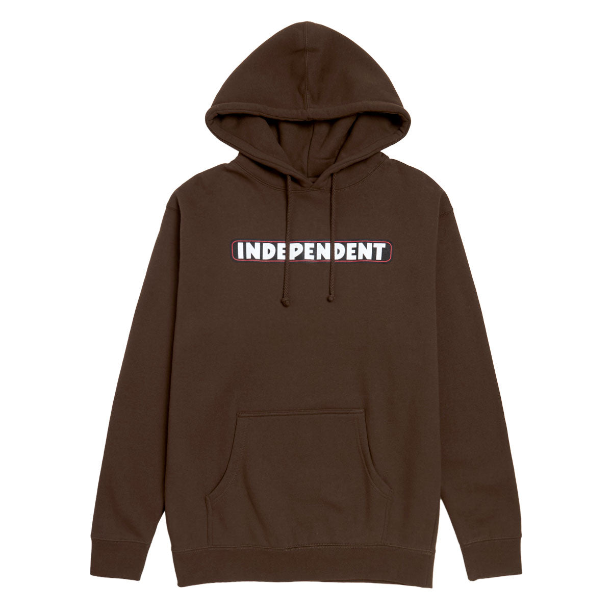 Independent Bar Logo Hoodie - Brown image 1