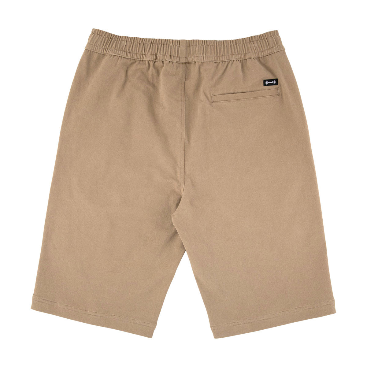 Independent Span Elastic Waist Shorts - Khaki image 2