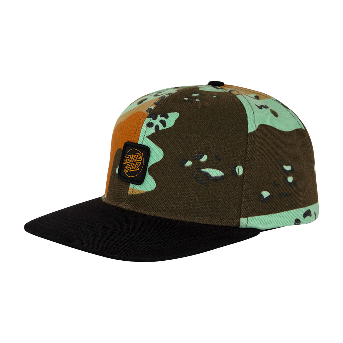 Santa Cruz Cruz Label Snapback Hat - Rich Camo image 1