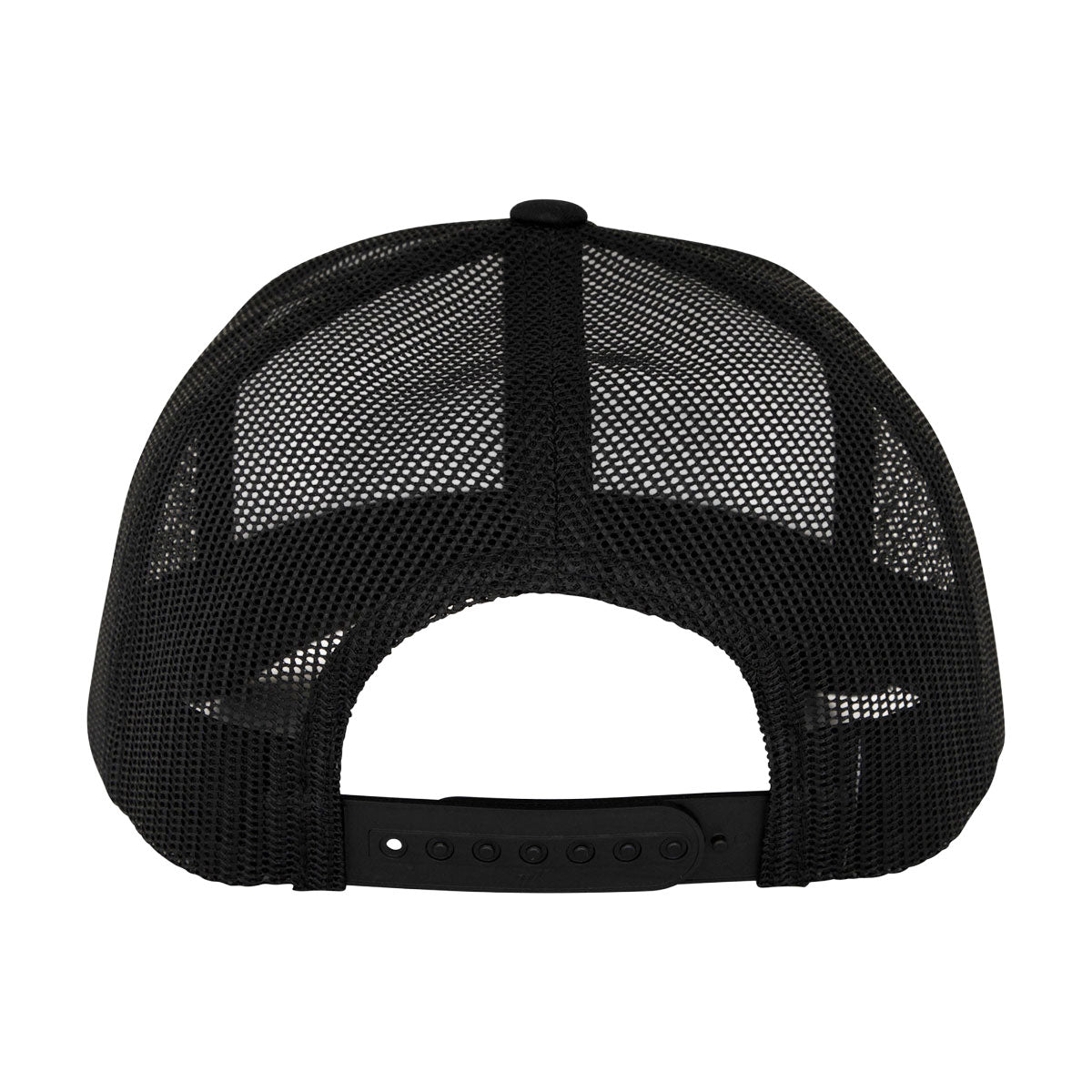 Santa Cruz Cut Strip Mesh Trucker Hat - White/Black image 3