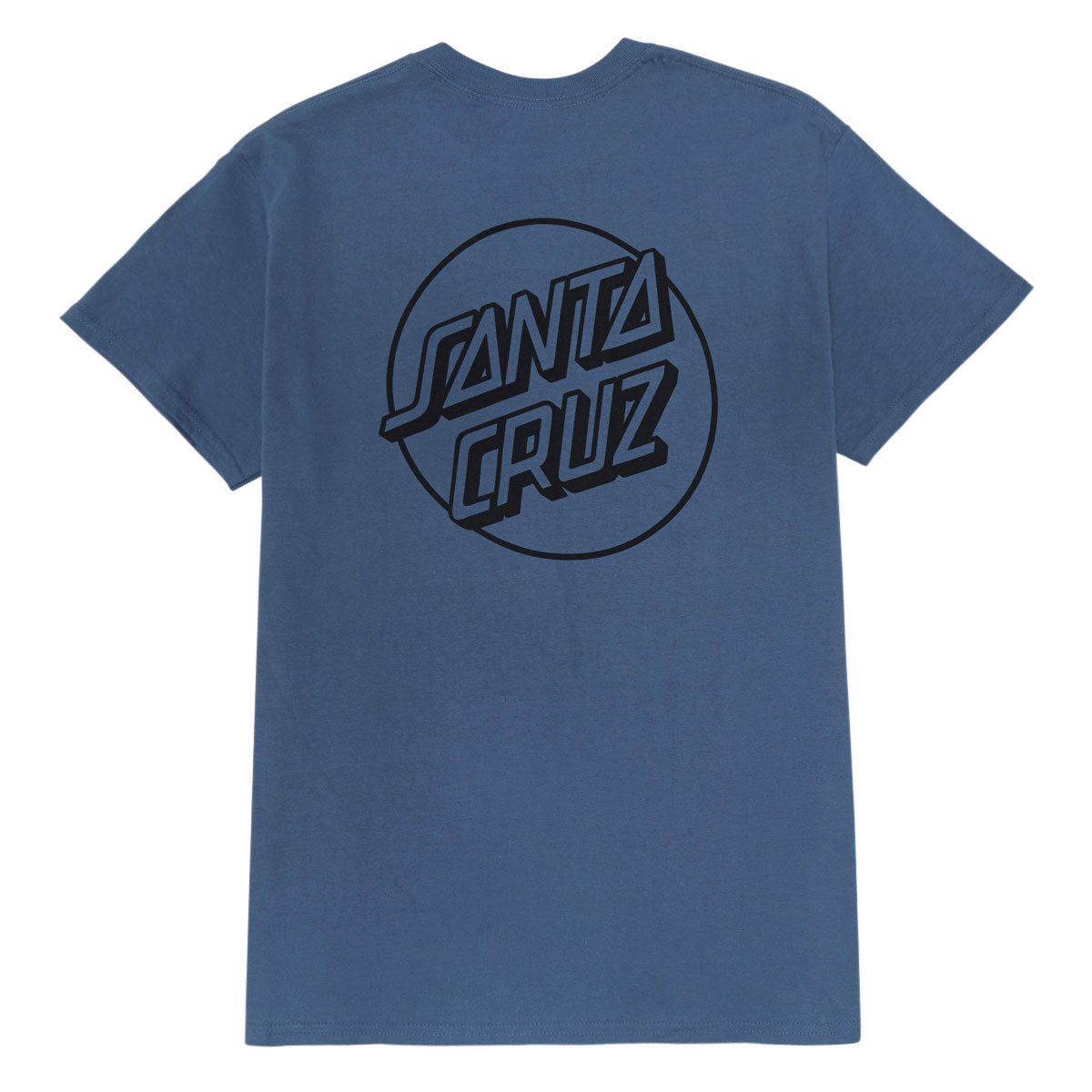 Santa Cruz Opus Dot T-Shirt - Indigo Blue/Black image 2