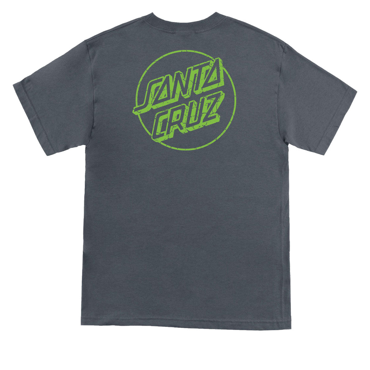 Santa Cruz Opus Dot T-Shirt - Charcoal Toxic Crackle image 1