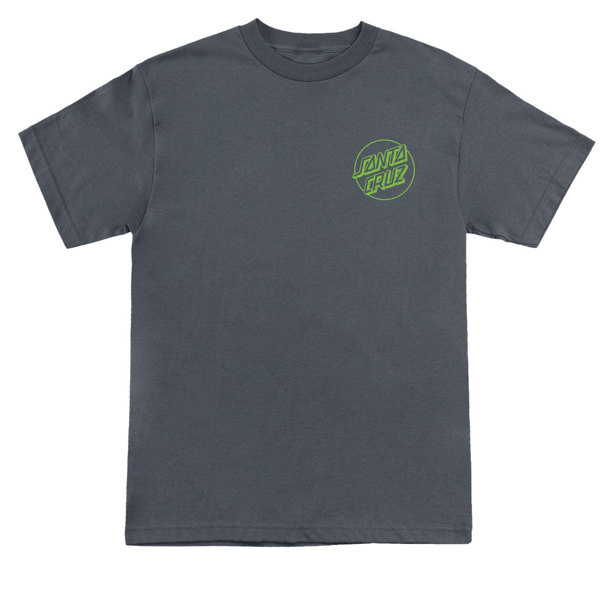 Santa Cruz Opus Dot T-Shirt - Charcoal Toxic Crackle image 2