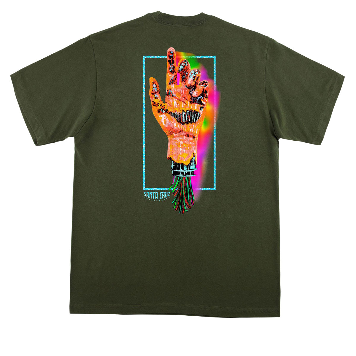 Santa Cruz Wooten Dystopia T-Shirt - Hunter Green image 1