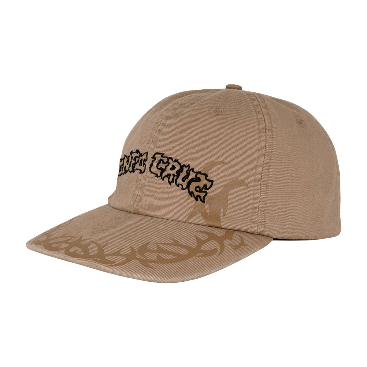 Santa Cruz Razor Arch Strip Snapback Hat - Tan image 1