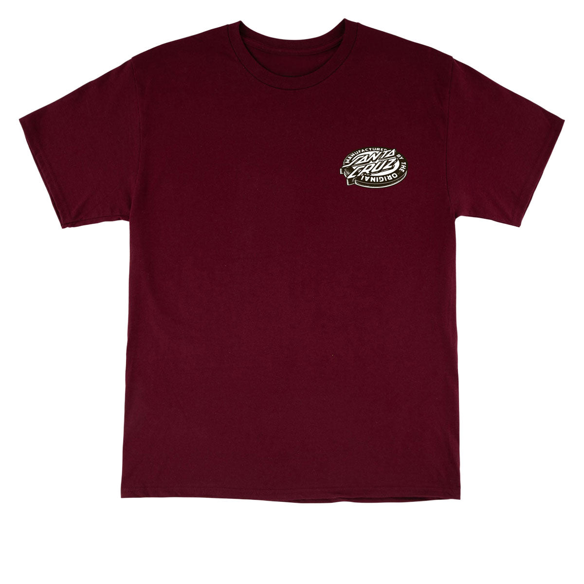 Santa Cruz Natas Sketch Panther T-Shirt - Maroon image 2