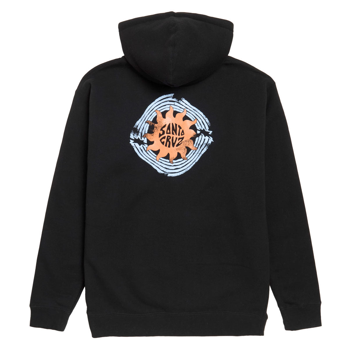Santa Cruz Womens Sun Daze Zip Hoodie - Black image 2