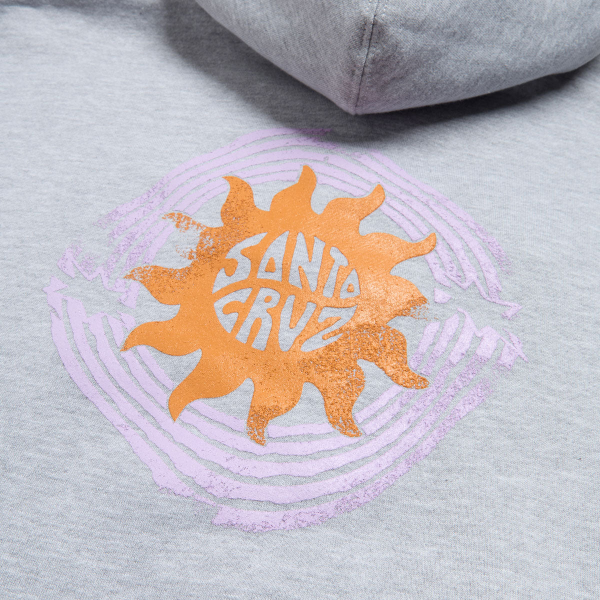 Santa Cruz Womens Sun Daze Zip Hoodie - Grey Heather image 3
