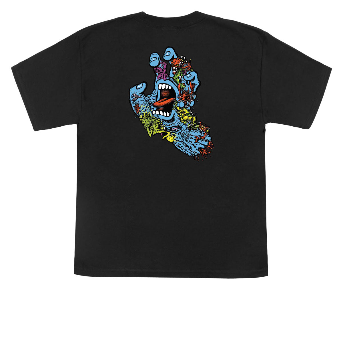 Santa Cruz Youth Roskopp Screaming Five T-Shirt - Black image 1