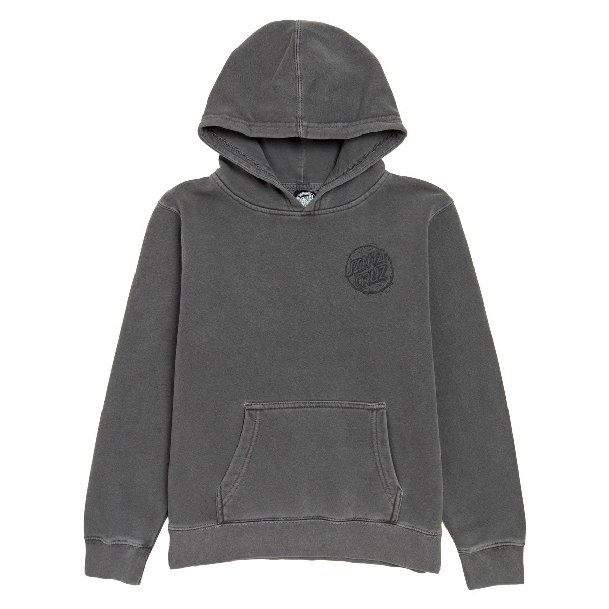 Santa Cruz Youth Cut Opus Hoodie - Pigment Black image 2