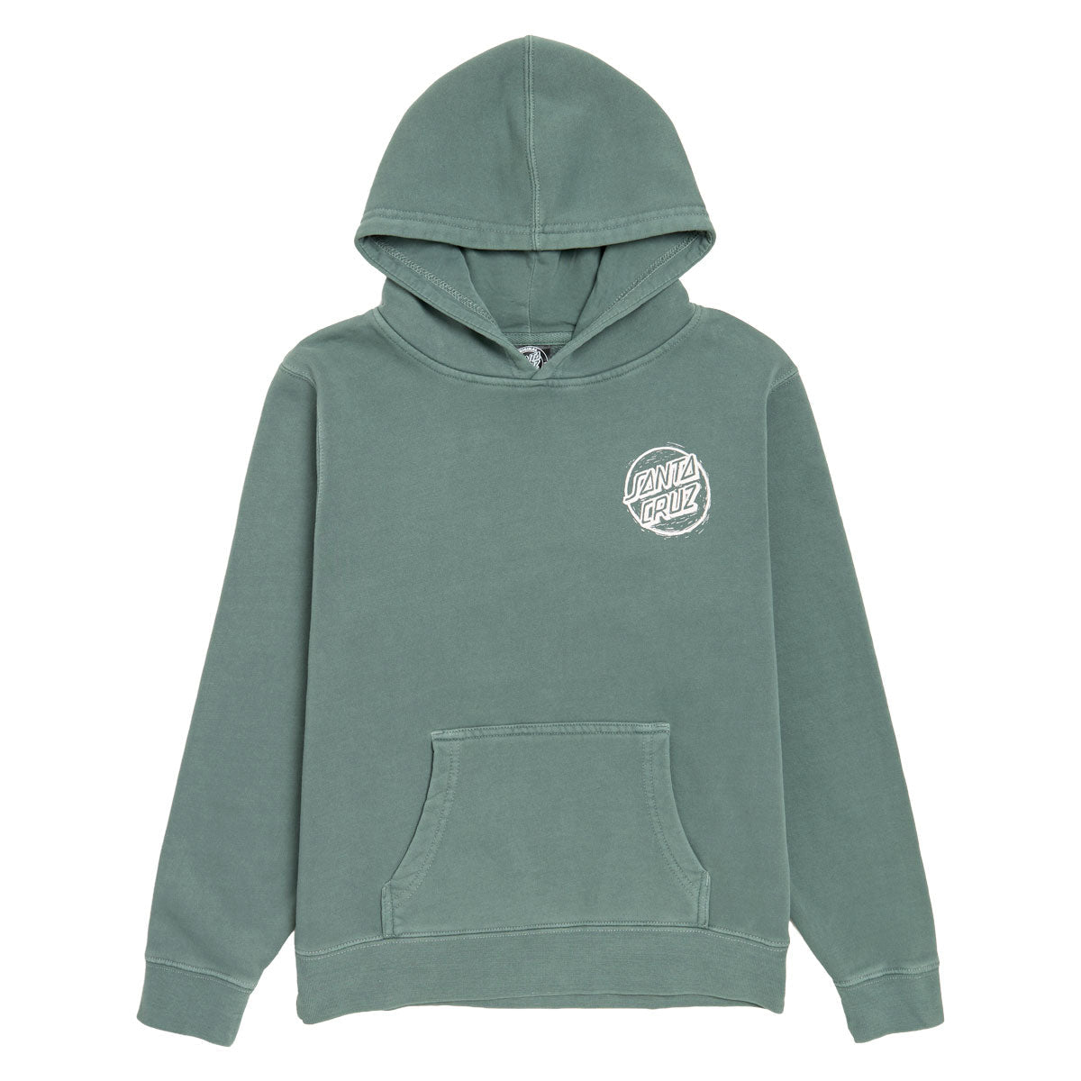 Santa Cruz Youth Cut Opus Hoodie - Pigment Alpine Green image 2