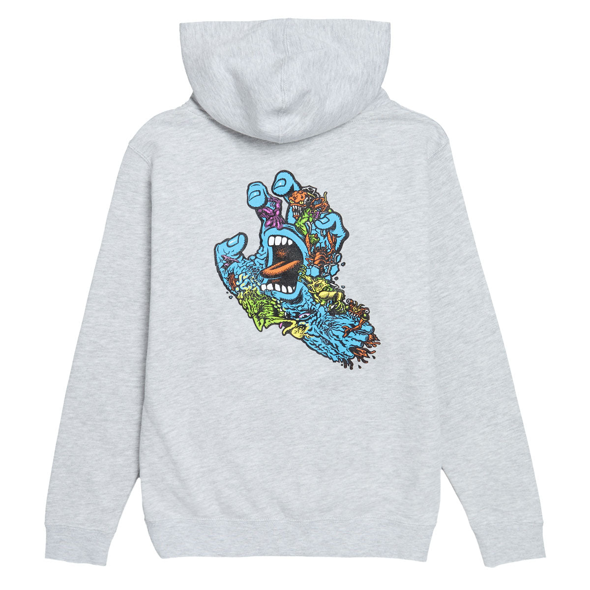 Santa Cruz Youth Roskopp Screaming Five Hoodie - Grey Heather image 1