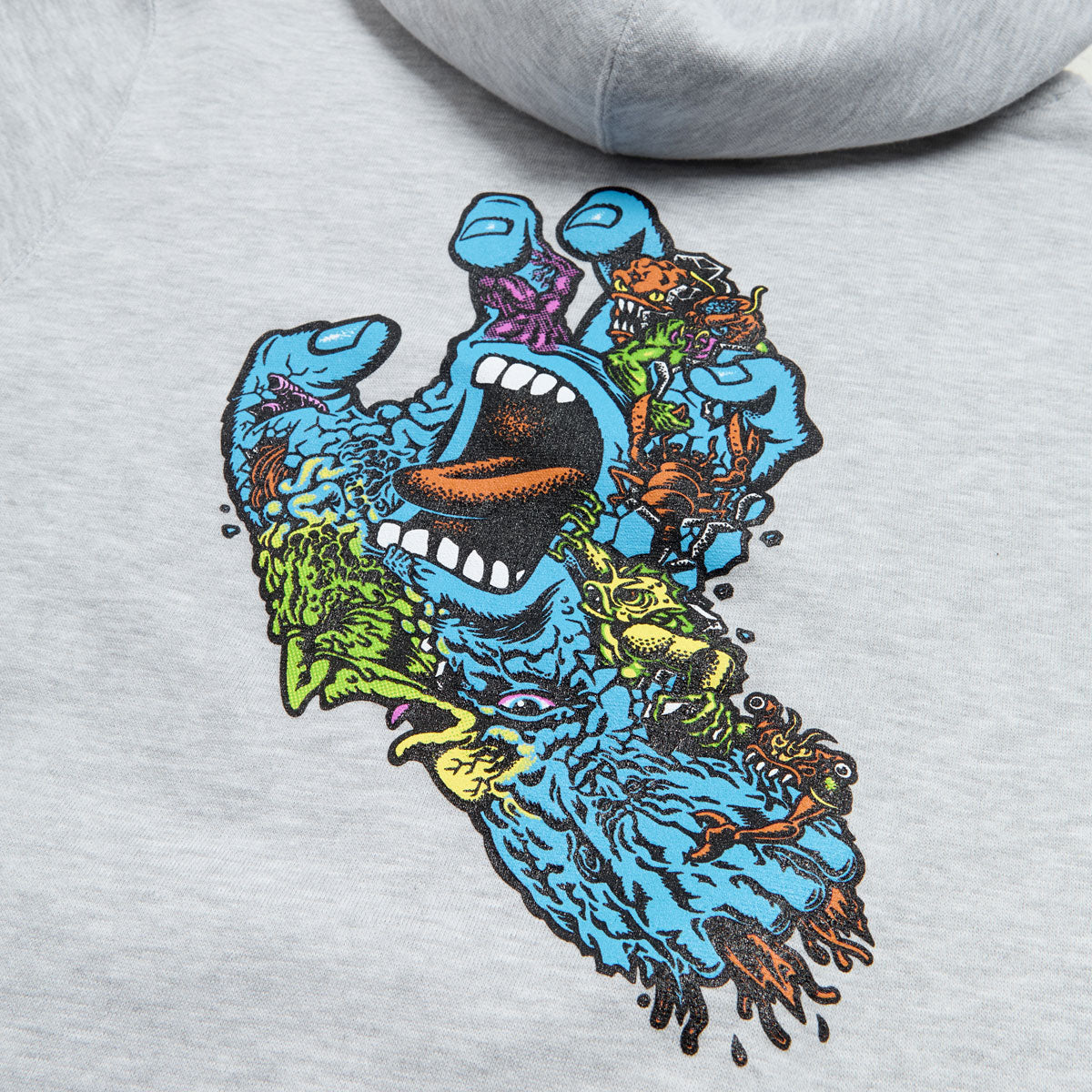Santa Cruz Youth Roskopp Screaming Five Hoodie - Grey Heather image 4