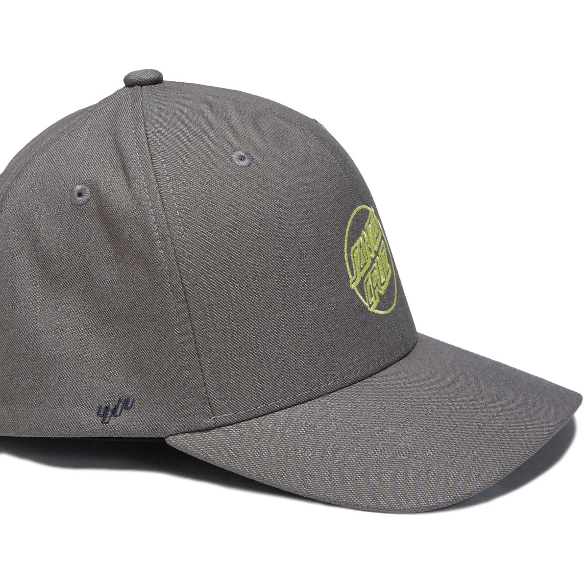 Santa Cruz Opus Dot Snapback Hat - Grey/Yellow image 3